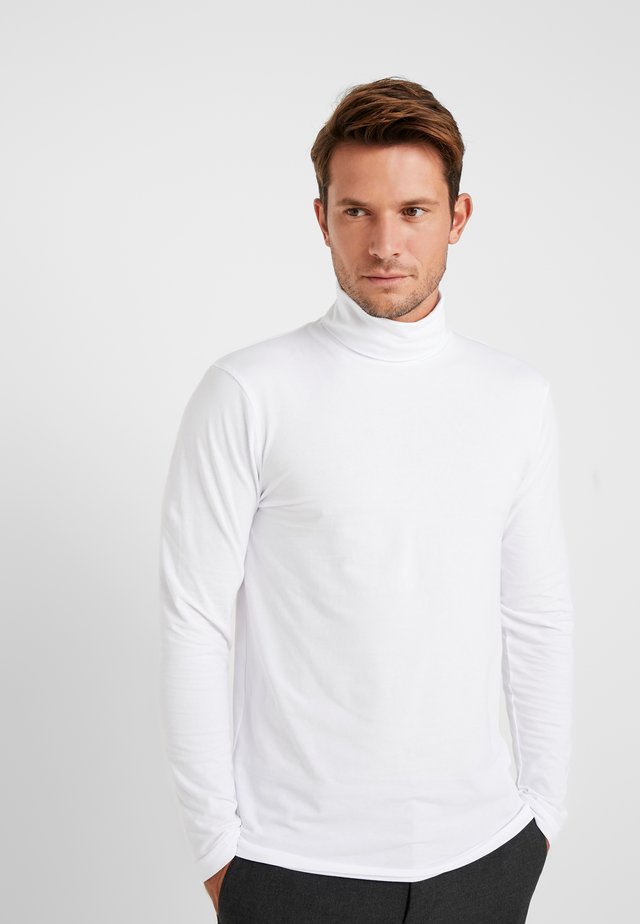 LONGSLEEVE TURTLENECK - Long sleeved top - white
