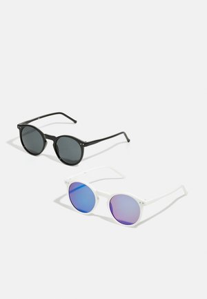 2 PACK UNISEX - Sunglasses - black/white