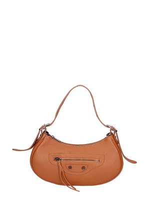 SHOULDER - Borsa a mano - cuoio scuro