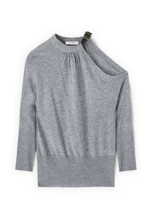 Motivi, MAGLIA CON CUT-OUT SULLA SPALLA (ITALIAN SIZE) - Jumper - grigio