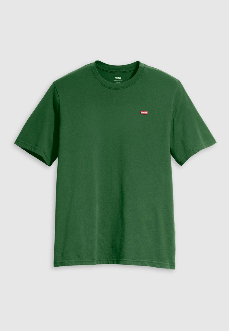 Levi's® Plus BIG ORIGINAL TEE - T-shirt basique - dark green/vert foncé ...