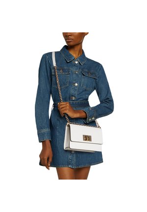 Borsa A Tracolla Donna FashionPuzzle - Pelle Sintetica Morbida Con Dettagli Dorati - Foto 10