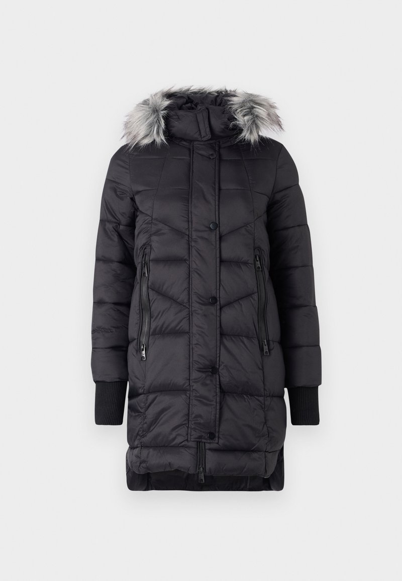 Dry Laundry Wintermantel zwart