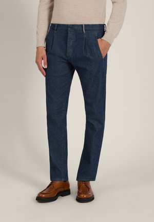 Slowear, TAPERED FIT STRETCH DENIM TROUSERS - INCOTEX BLUE DIVISION - Jeans Tapered Fit - dark blue