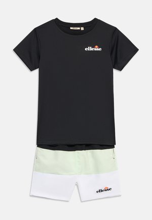 Ellesse, VASCERO SET - Kratke hlače - black/light green