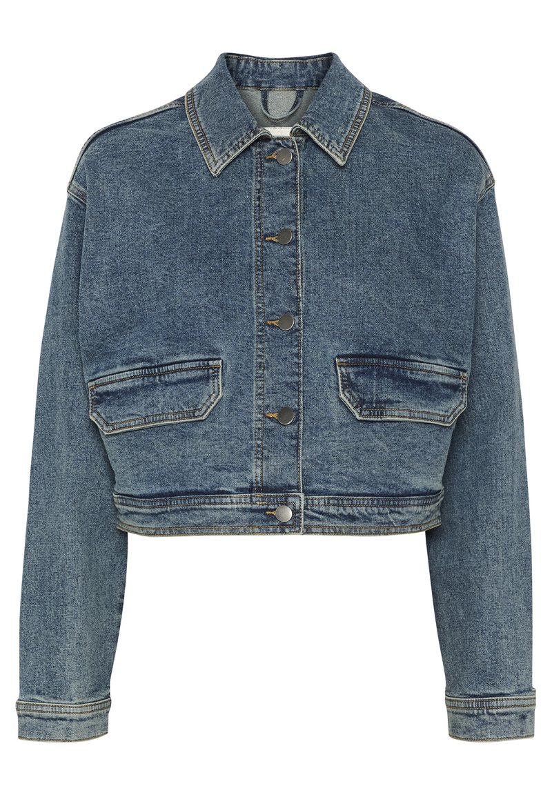 Kaffe Spijkerjas blauw denim/bluedenim Kaffe Spijkerjas blauw denim/bluedenim