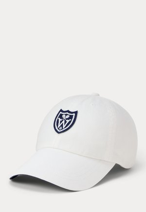 Polo Ralph Lauren, WIMBLEDON SHIELD-PATCH TWILL CAP - Kapa - white