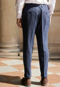 Next Trousers - Suit Trousers   Slim Fit - Habitbukser - navy blue