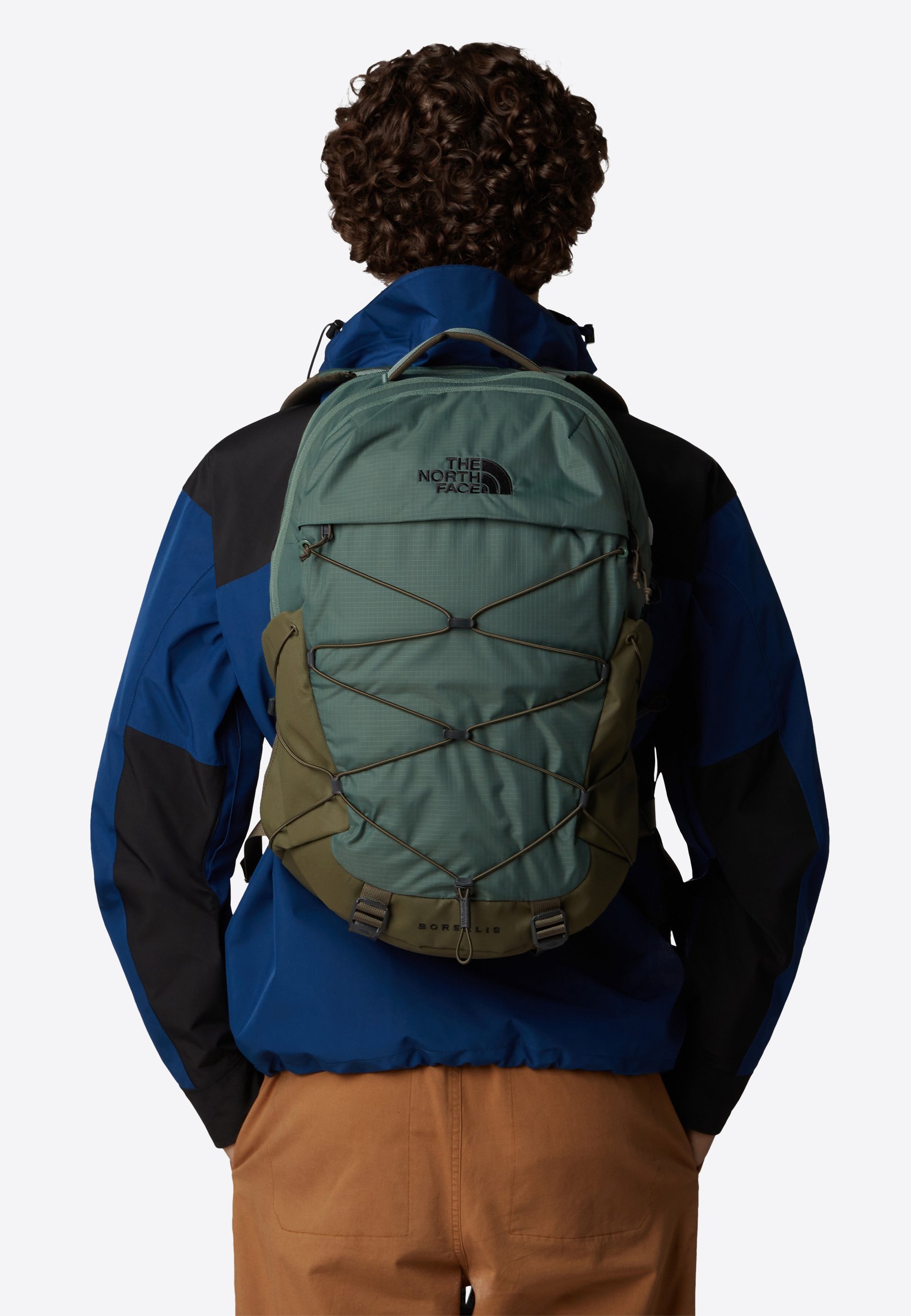 The North Face BOREALIS UNISEX - Hiking rucksack - duck green new taupe gr/dark  green - Zalando