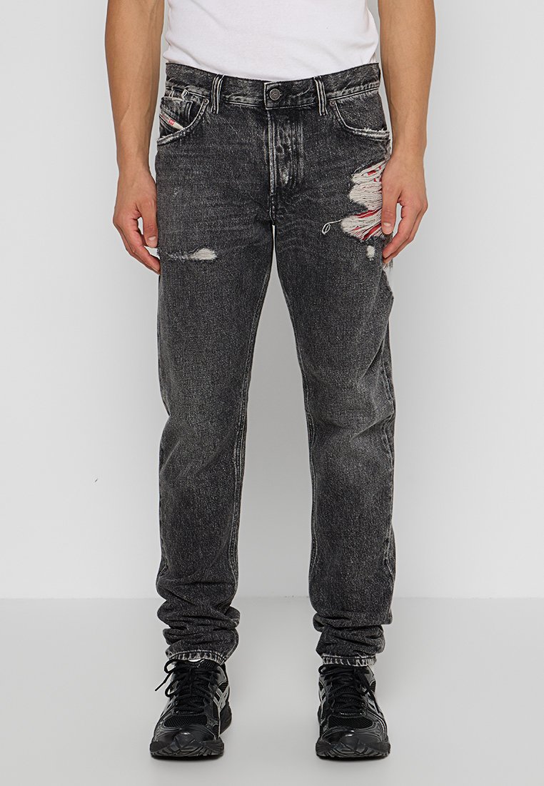 Diesel Straight leg jeans zwart Diesel Straight leg jeans zwart