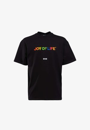 T-shirt con stampa - black