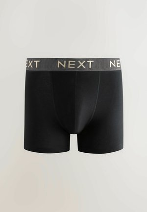 Next, 10 PACK - Boxer aderenti - black pastel texture waistband