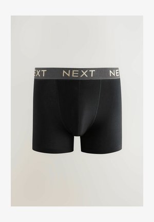 Next, 10 PACK - Boxer aderenti - black pastel texture waistband