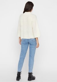 Pieces Strickpullover - off-white