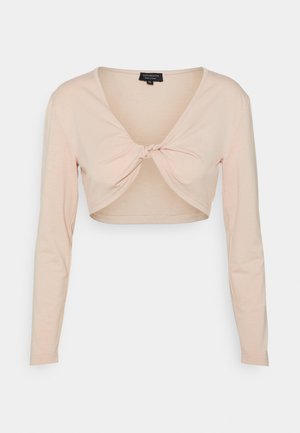 LONG SLEEVE TWIST FRONT - Top s dlouhým rukávem - pink sand