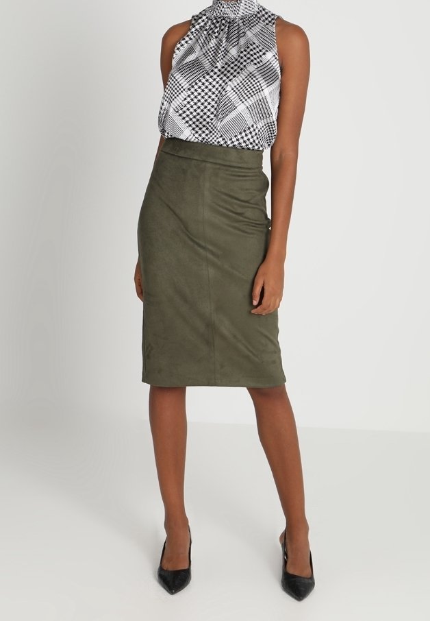 Free People Jupe crayon - red/rouge - (Seconde main