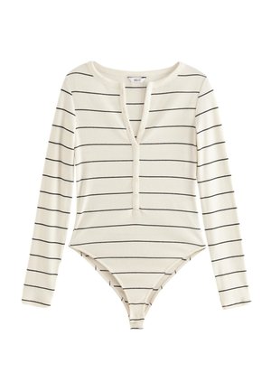 Next, LONG SLEEVE HENLEY REGULAR FIT - Tričko s potlačou - stripe