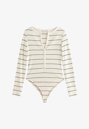 Next, LONG SLEEVE HENLEY REGULAR FIT - T-shirts print - stripe
