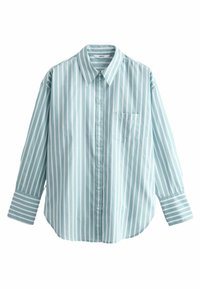 Unselected, light blue white stripe