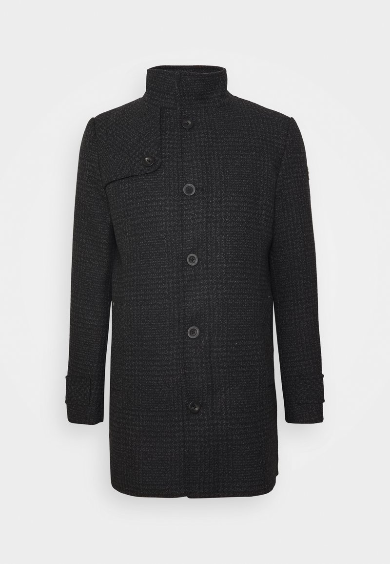 TOM TAILOR Pitkä takki - mottled dark grey