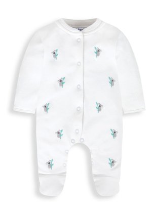 JoJo Maman Bébé KOALA EMBROIDERED - Strampler - white