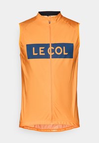 SPORT LOGO GILET - Maillot de cycliste - saffron/navy