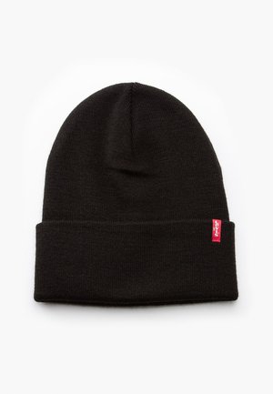 SLOUCHY TAB BEANIE UNISEX - Berretto - regular black