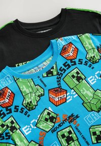 Next REGULAR FIT - LICENSE MINECRAFT  2 PACK SET - Nachtwäsche Set - green black
