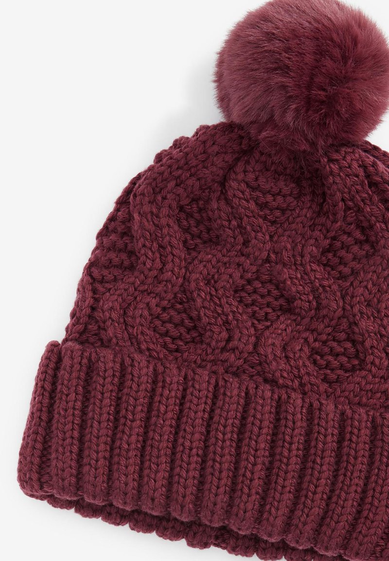 Damen Mützen | Next CABLE POM Mütze purple/lila - UM96550 Damen Mützen | Next CABLE POM Mütze purple/lila - UM96550