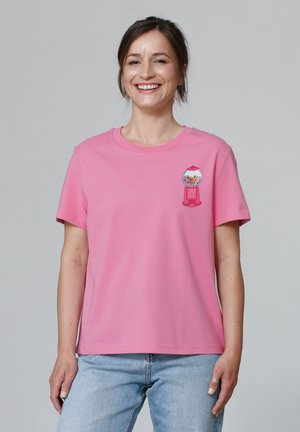 watapparel KAUGUMMIAUTOMAT - T-shirt print - bubble pink