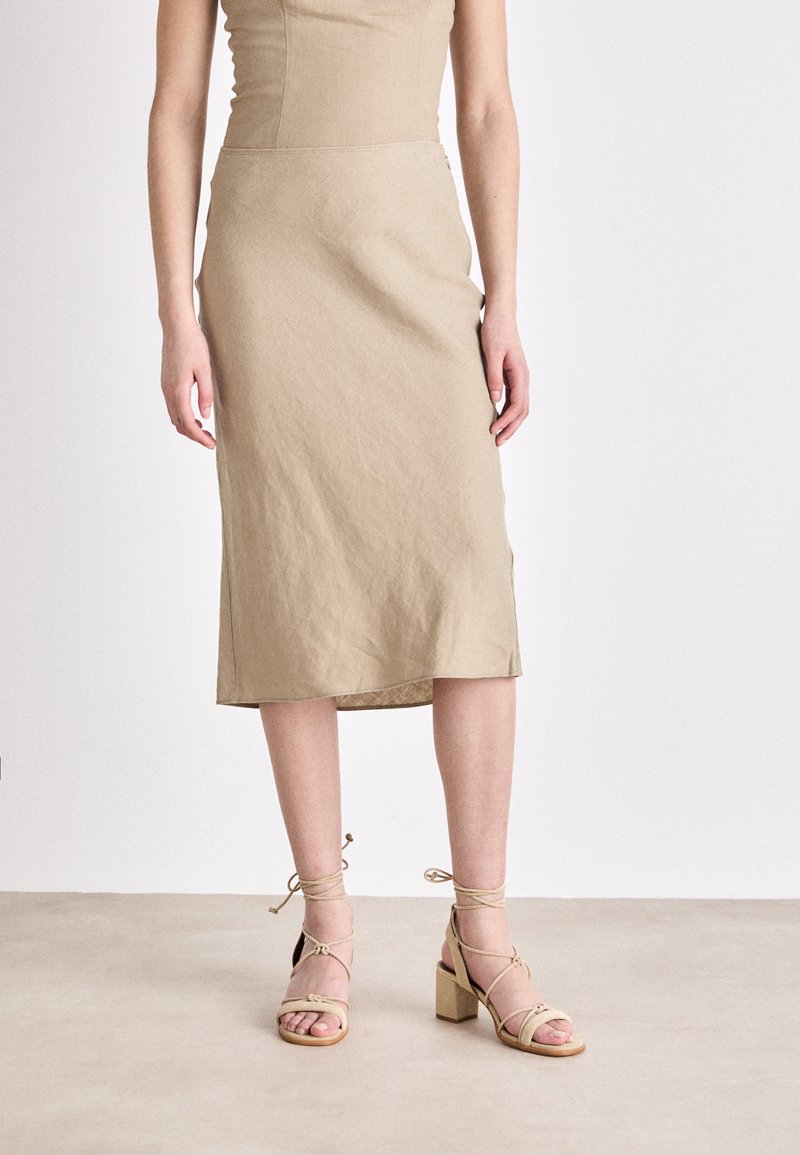 Samsøe Samsøe AGNETA SKIRT - Pennkjol - chinchilla