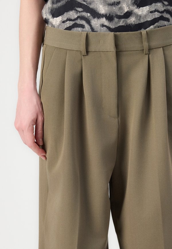 MILLE DAILY SLEEK - Trousers - stone gray4