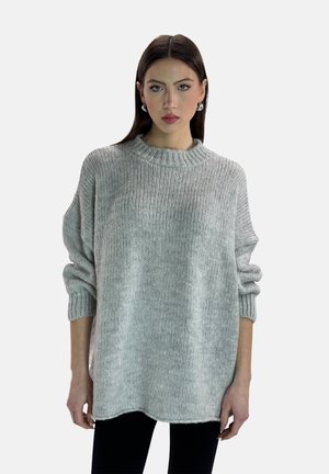 Striktrøje - grey
