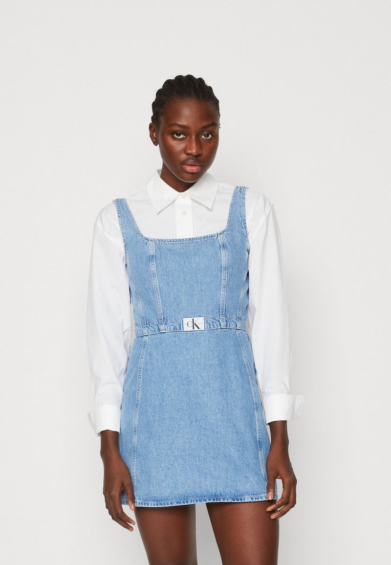 Calvin Klein Jeans CORSET DRESS Denim dress denim medium/blue denim