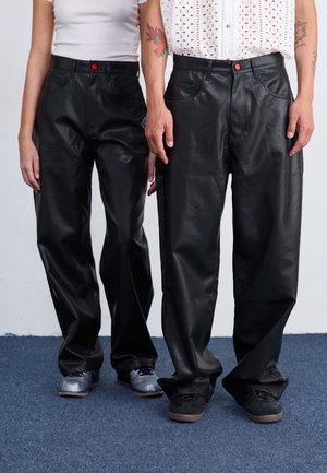 SUPER UNISEX - Trousers - black