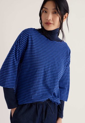 Seasalt Cornwall, SEASALT CORNWALL TREMAYNE QUAY TOP - Long sleeved top - blue - pellitras light marine