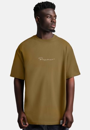 Basic T-shirt - khaki