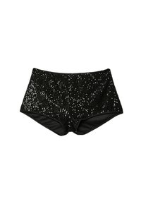 SEQUINNED MINI - Shorts - black