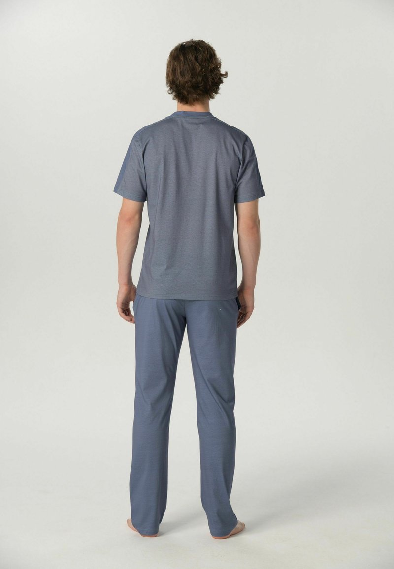 Herren Pyjamas | Achelia SET Nachtwäsche Set blue/blau - ZJ56852 Herren Pyjamas | Achelia SET Nachtwäsche Set blue/blau - ZJ56852