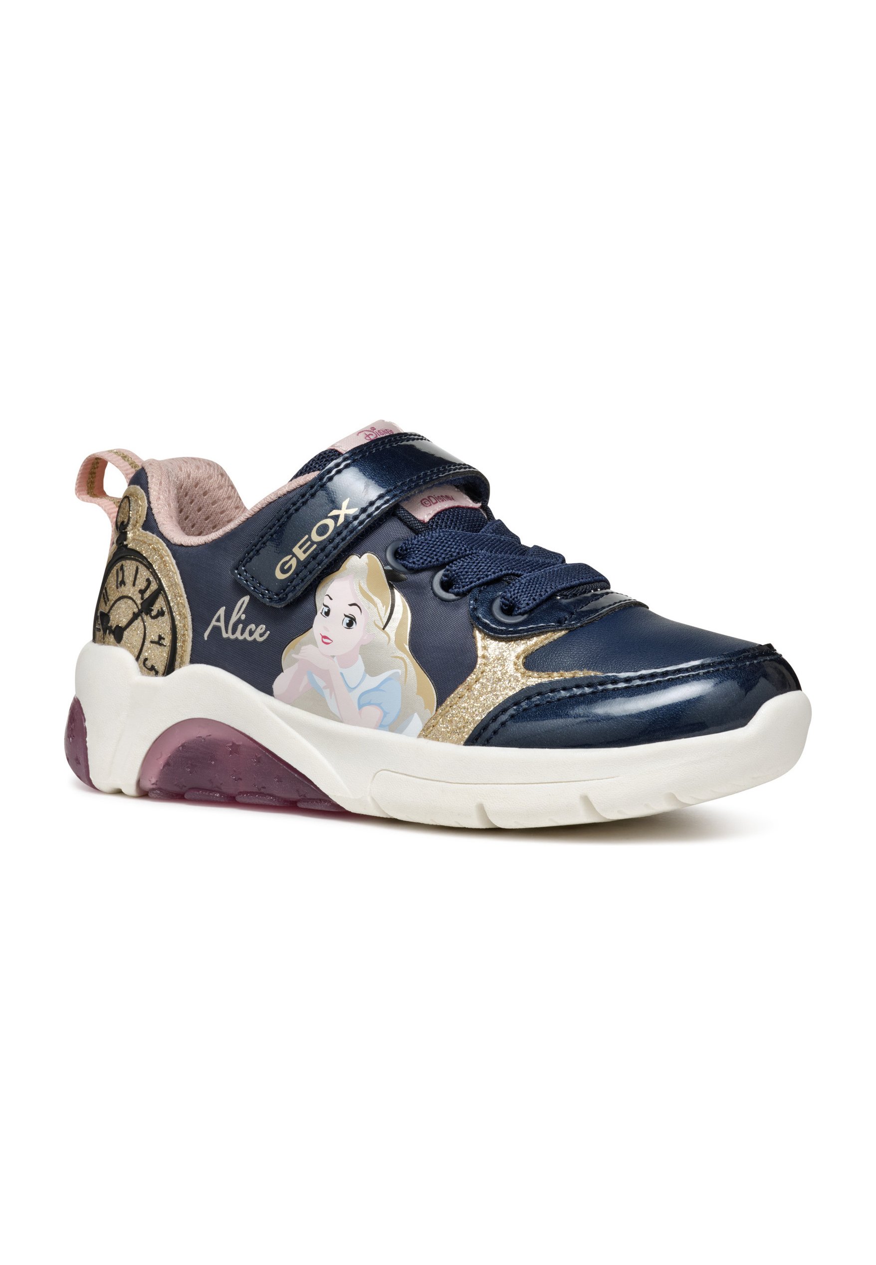 Geox DISNEY ALICE IN WONDERLAND - Sneakersy niskie/granatowy