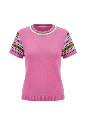 IZIA, IZIA SWEATER - T-Shirt print - bright pink