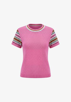 IZIA, IZIA SWEATER - T-Shirt print - bright pink