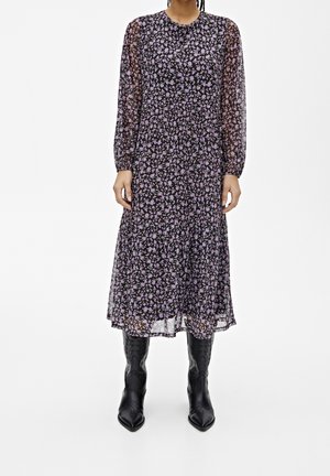 Day dress - mottled purple