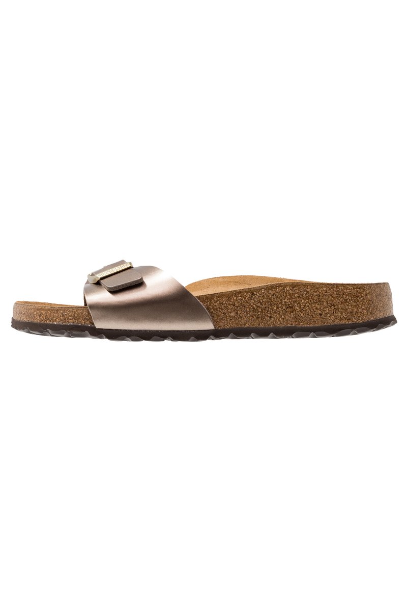 birkenstock madrid electric metallic taupe