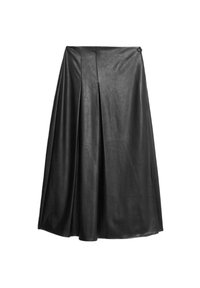 PLEATED - A-snit nederdel - black