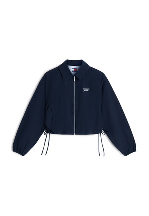 Tommy Jeans, COACH COLLAR TEXTURE - Giubbotto Bomber - dark night navy