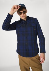 G-STAR MARINE SLIM - Marškiniai - imperial blue bold check