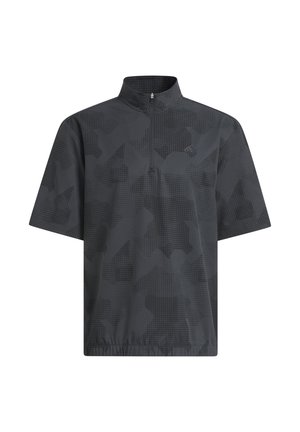 adidas Performance GO-TO DURARBLE WATER REPELLENT SHORT SLEEVE HALF-ZIP PULLOVER - Sports T-shirt - black