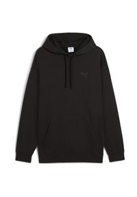 ESSENTIALS ELEVATED UNISEX - Džemperis su gobtuvu - black