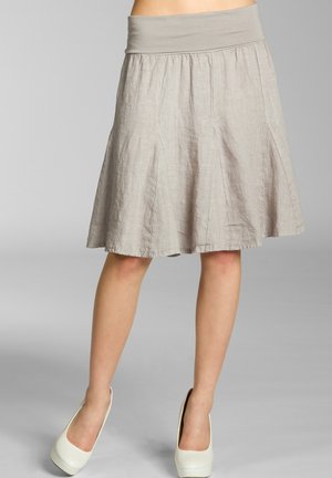 A-line skirt - taupe